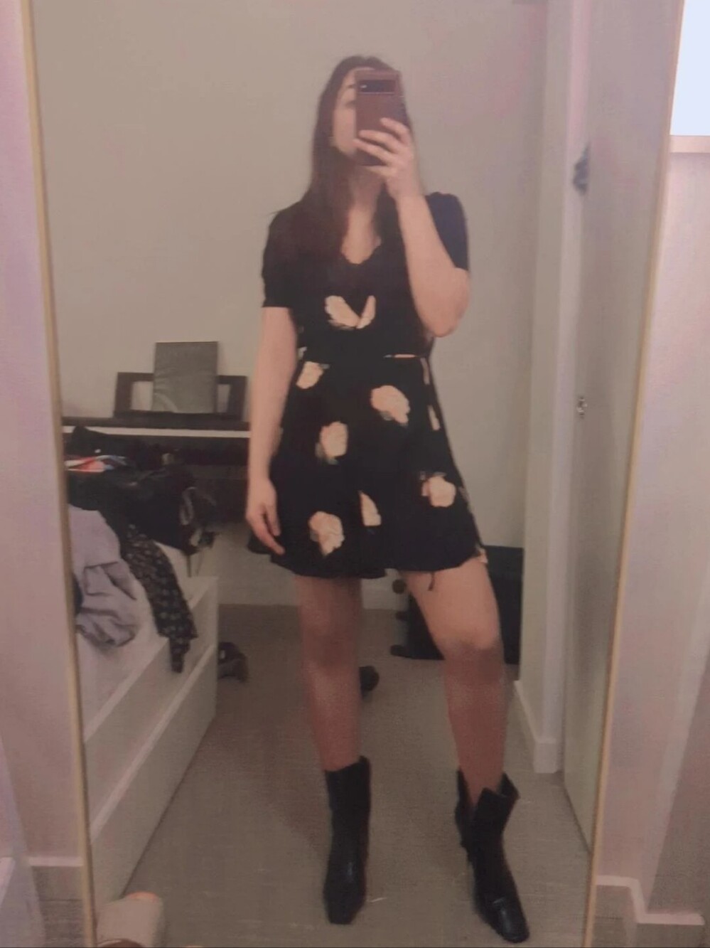 Reformation Rose Mini Dress